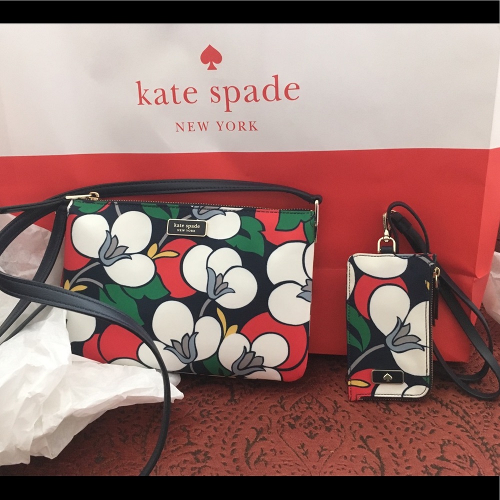 Kate Spade Crossbody + ID holder “Dawn Breezy”